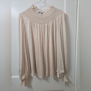 Elegant Beige Women's Top